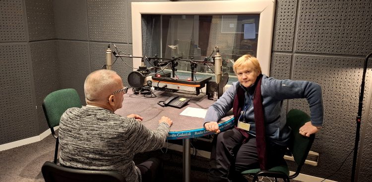 Pan Ryszard i Anna Rębas (fot. Radio Gdańsk)