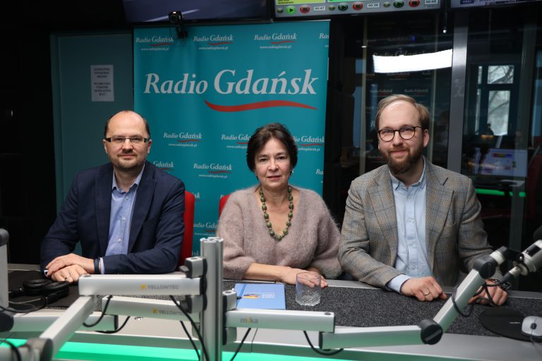 Piotr Meler, Grażyna Czajkowska, Jarosław Zawada (fot. Radio Gdańsk/Michał Pacześniak)