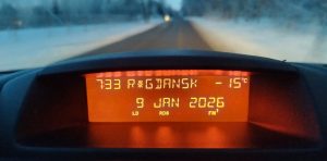 Temperatura w Czapielsku (fot. słuchacze Radia Gdańsk)