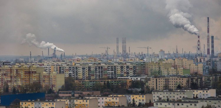 Zdjęcie archiwalne. Gdańsk-Przymorze. Widok z budynku Olivia Tower (fot. Anna Rezulak / KFP)