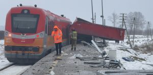 Miejsce wypadku w Widzinie (Fot. Radio Gdańsk/Łukasz Kosik)