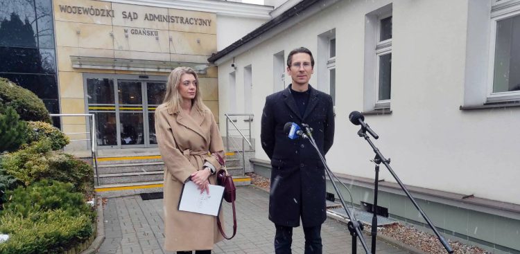 Kamila Dziurkowska i Kacper Płażyński (fot. Radio Gdańsk/Mateusz Czerwiński)