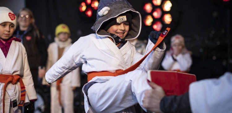 Finał wielkiej Orkiestry Świątecznej Pomocy w Sopocie. 26.01.2025 r. (fot. Krzysztof Mystkowski / KFP)