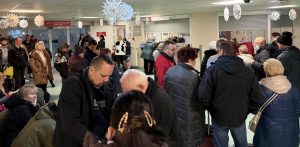 Kolejki w słupskim szpitalu (fot. Radio Gdańsk/Łukasz Kosik)