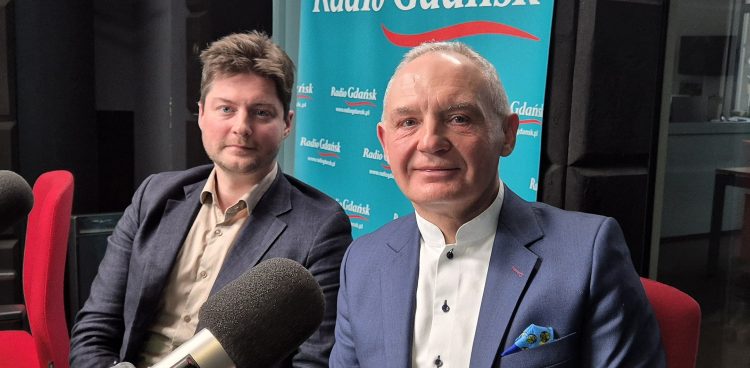 Lek. Mateusz Głębin i dr n. med. Wojciech Narożański (fot. Radio Gdańsk/Joanna Matuszewska)