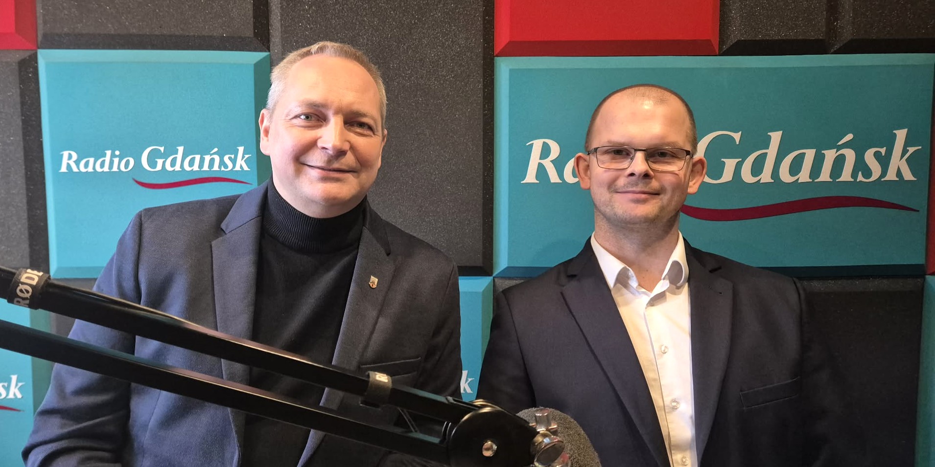 Jarosław Litwin i Rafał Teterka (fot. P.Woś/Radio Gdańsk)