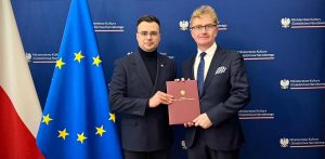 Maciej Wróbel i Marcin Owsiński (fot. Ministerstwo Kultury i Dziedzictwa Narodowego)