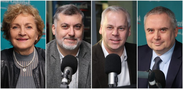 Magdalena Kołodziejczak, Artur Dziambor, Karol Rabenda i Przemysław Olczyk (fot. Radio Gdańsk/Adrian Kasprzycki)