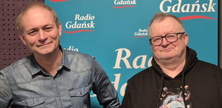 Marek Ożarowski i prof. Grzegorz Grochowski (fot. Radio Gdańsk/Andrzej Urbański)
