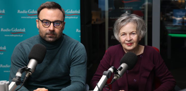 Mikołaj Lipiński i Anna Zielińska-Głębocka (fot. Radio Gdańsk/Adrian Kasprzycki)