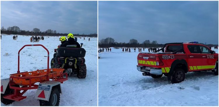 Miejsce zdarzenia (fot. OSP Jantar)