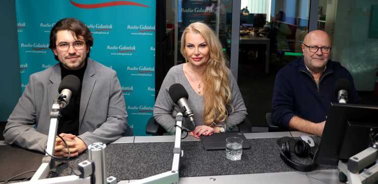 Rafał Mrowicki, Grażyna Bojarska-Dreher, Tomasz Gawiński (fot. Radio Gdańsk/Martyna Krawcewicz)