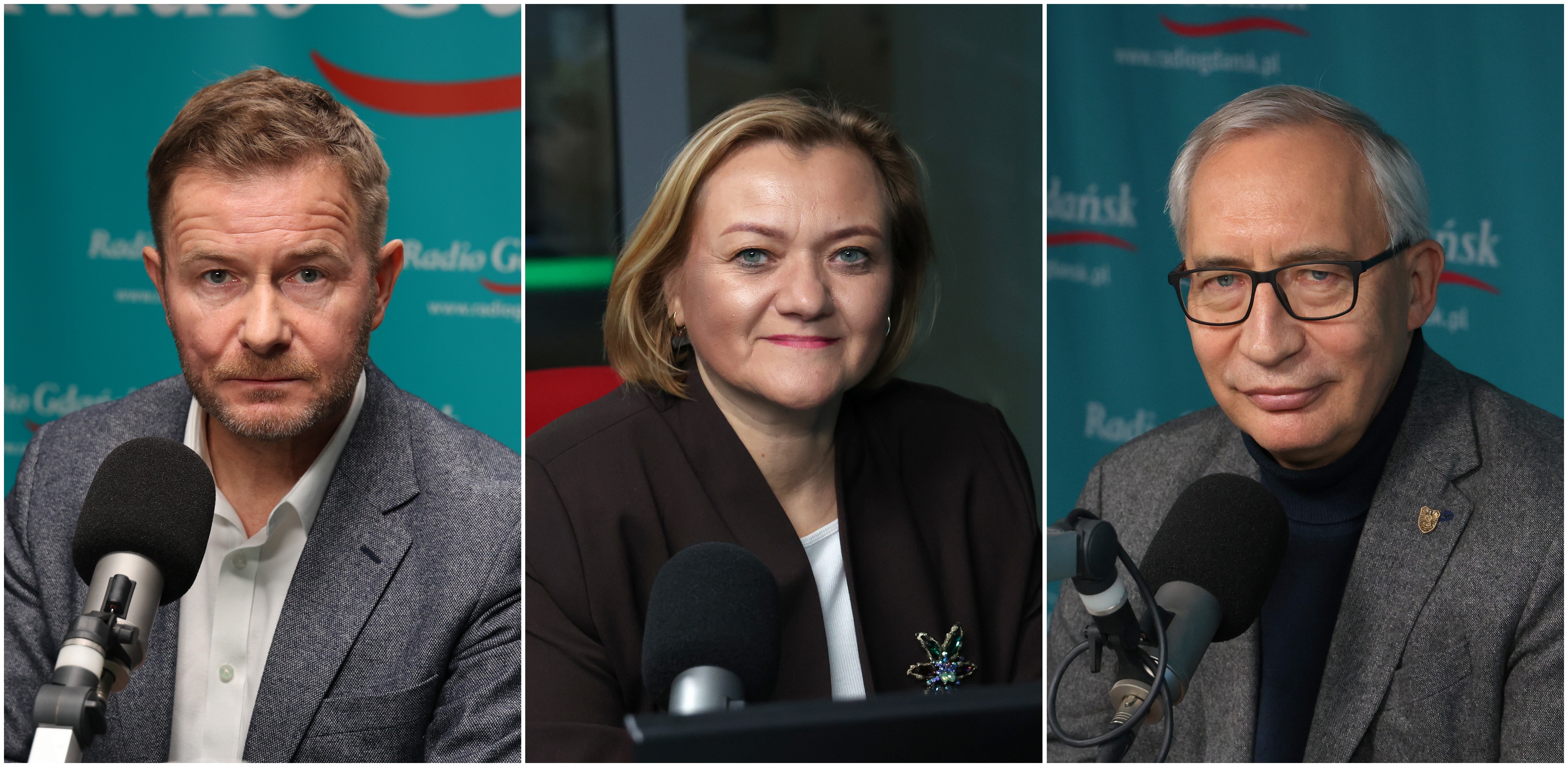 Ryszard Świlski, Anna Olkowska-Jacyno i Kazimierz Smoliński (fot. Radio Gdańsk/Adrian Kasprzycki)