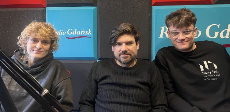 Katarzyna Pałka, Tomasz Cymerman i Kuba Mielewczyk (fot. Radio Gdańsk/Joanna Merecka-Łotysz)