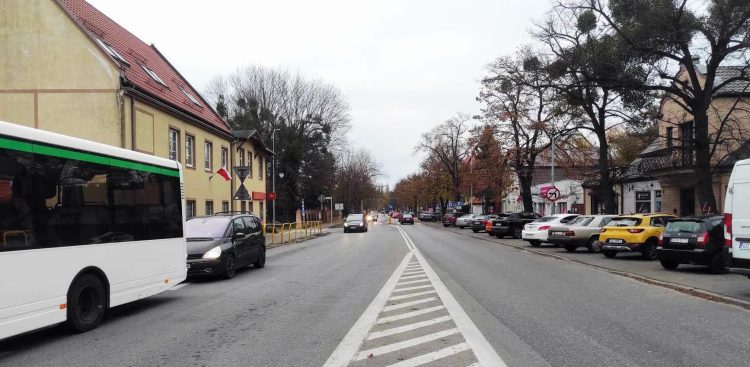 Ulica Chopina w Pruszczu Gdańskim (fot. Radio Gdańsk/Mateusz Czerwiński)