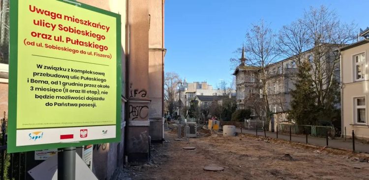 Ul. Pułaskiego w Sopocie (fot. ZDiZ Sopot)