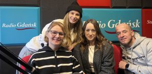 Urszula Grządzielska- Zblewska, Olga Kobus,  Karolina Nowicka, Grzegorz Sroka (Fot. Radio Gdańsk/Joanna Merecka-Łotysz)