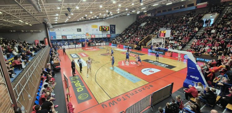 Energa Czarni Słupsk kontra MKS Dąbrowa Górnicza. Słupsk, 24.01.2026 r. (fot. Radio Gdańsk/Przemysław Woś)