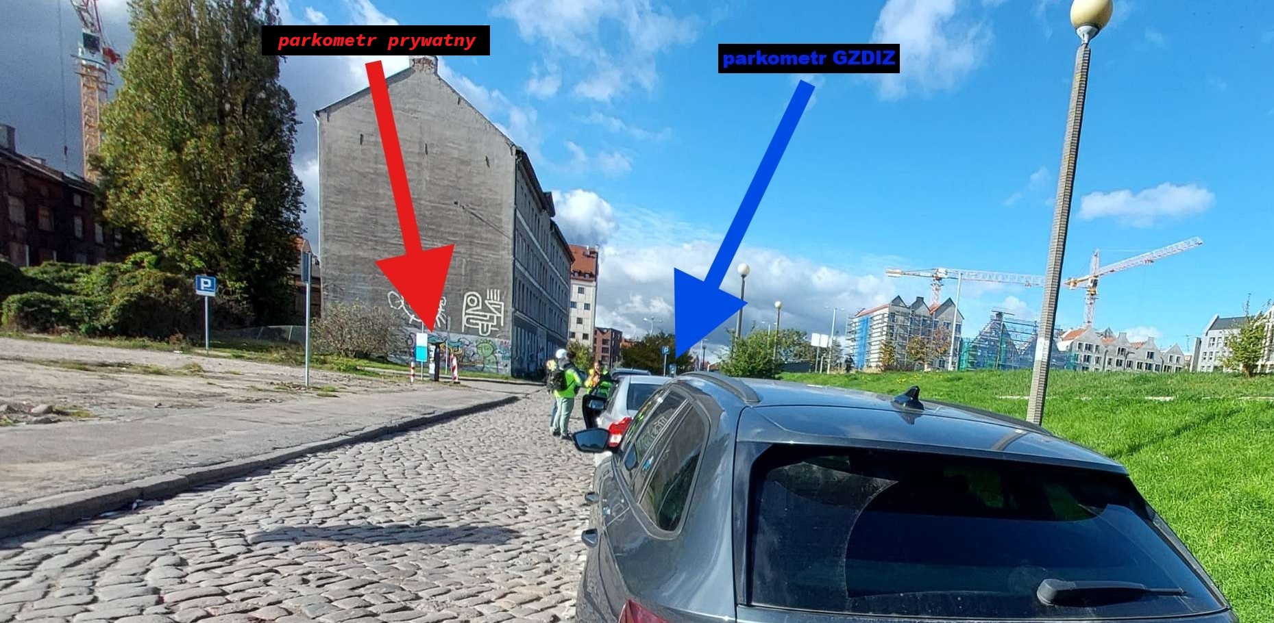 Parking na Wyspie Spichrzów