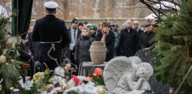 Gdańsk. Cmentarz Srebrzysko. Pogrzeb prof. Andrzeja Januszajtisa.
29.01.2026
(fot. Krzysztof Mystkowski / KFP)