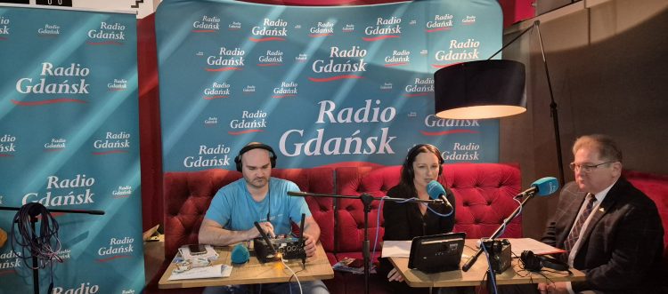 Studio Radia Gdańsk w Amberexpo (fot. B.Brinken/Radio Gdańsk)