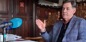 Arseniusz Finster, burmistrz Chojnic (fot. Radio Gdańsk/Maria Sowisło)