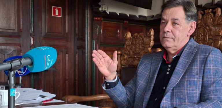 Arseniusz Finster, burmistrz Chojnic (fot. Radio Gdańsk/Maria Sowisło)