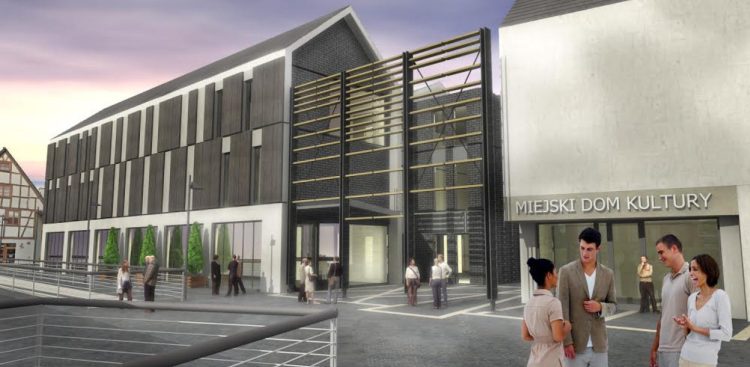 Wizualizacja BCK (graf. Bytowskie Centrum Kultury)