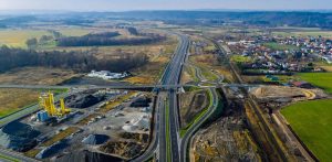 Budowa drogi do elektrowni atomowej (fot. Generalna Dyrekcja Dróg Krajowych i Autostrad)