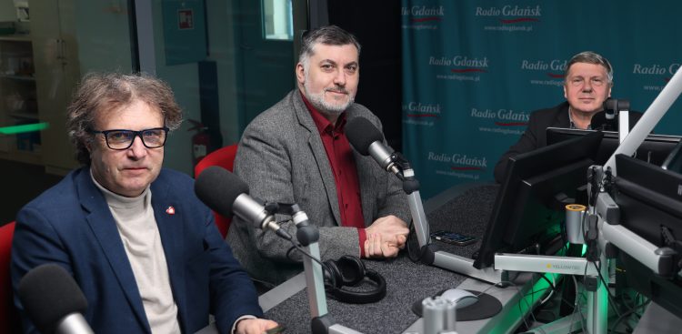 Jacek Karnowski, Artur Dziambor i Piotr Karczewski (fot. Radio Gdańsk/Adrian Kasprzycki)