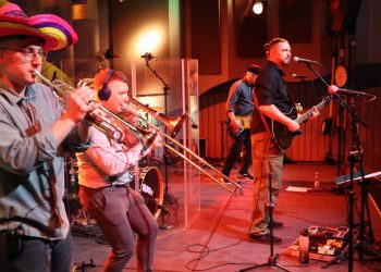 Zespół Majestic w Studiu Koncertowym Radia Gdańsk im. Janusza Hajduna (fot. Radio Gdańsk/Piotr Puchalski)