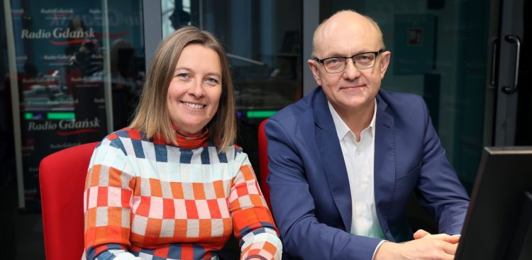 Marta Moksa i Błażej Konkol (fot. Radio Gdańsk/Martyna Krawcewicz)