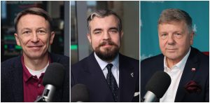 Patryk Gabriel, Michał Urbaniak i Piotr Karczewski (fot. Radio Gdańsk/Adrian Kasprzycki)