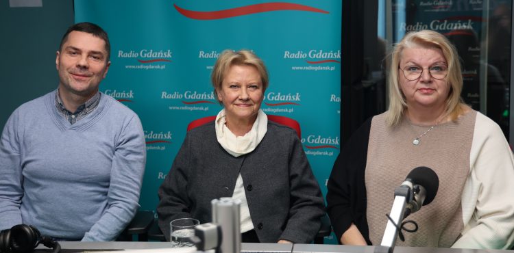 Patryk Szczerba, Dorota Abramowicz i Katarzyna Fryc (fot. Radio Gdańsk/Adrian Kasprzycki)