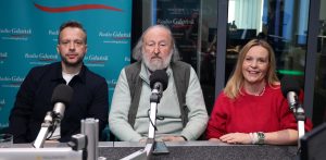 Piotr Olejarczyk Tadeusz Woźniak i Katarzyna Michałowska (fot. Radio Gdańsk/Adrian Kasprzycki)