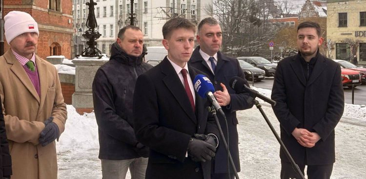 Konferencja prasowa radnych gdańskich dzielnic. Gdańsk, 09.02.2026 r. (fot. Radio Gdańsk/Oskar Bąk)