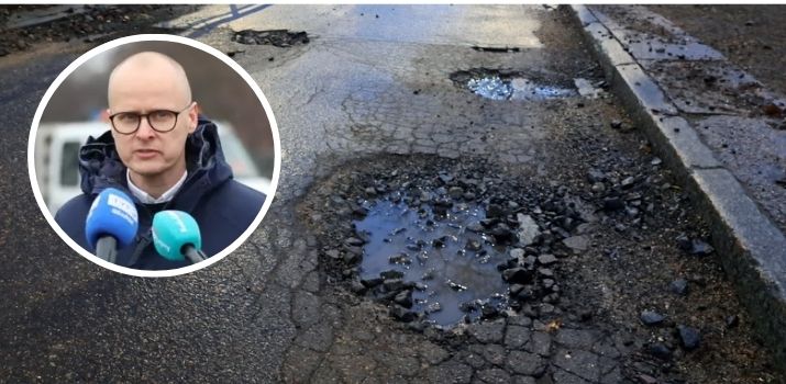 Robert Krasowski (fot. Dominik Paszliński/gdansk.pl) / Zdjęcie w tle (fot. Radio Gdańsk/Sebastian Kwiatkowski)