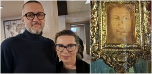 Katarzyna i Krzysztof Zabłońscy, Oblicze z Manopello (fot. archiwum Krzysztofa i Katarzyny Zabłońskich)