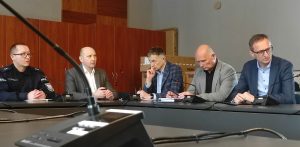 Sztab kryzysowy w Pruszczu Gdańskim (fot. Radio Gdańsk/Mateusz Czerwiński)