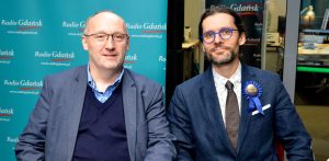 Tomasz Rembalski i Marcin Szerle (fot. Radio Gdańsk/Martyna Krawcewicz)