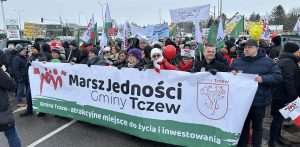 Marsz Jedności Gminy Tczew (fot. Radio Gdańsk/Filip Jędruch)