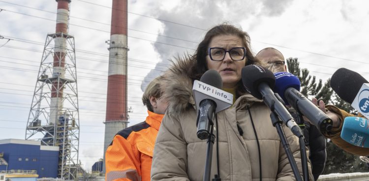 Prezydent Gdańska Aleksandra Dulkiewicz podczas konferencji (fot. Facebook/UM Gdańsk)