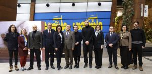 Solidarni z Ukrainą, briefing w ECS (fot. Grzegorz Mehring/gdansk.pl)