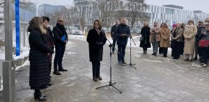 Uroczystość nadania ulicy w Gdańsku-Oliwie im. prof. Marii Janion, 10.02.2026 r. (fot. Radio Gdańsk/Oskar Bąk)