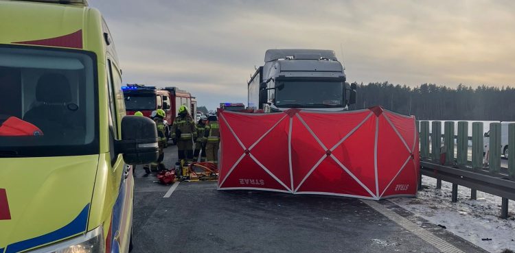 Miejsce zdarzenia (fot. Straż Pożarna)