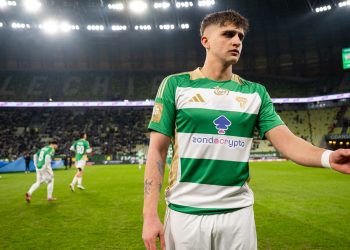 PKO Ekstraklasa: Lechia Gdańsk - Zagłębie Lubin n/z Tomasz Neugebauer  24.02.2026 / fot. Mateusz Słodkowski / KFP / Trojmiasto.pl