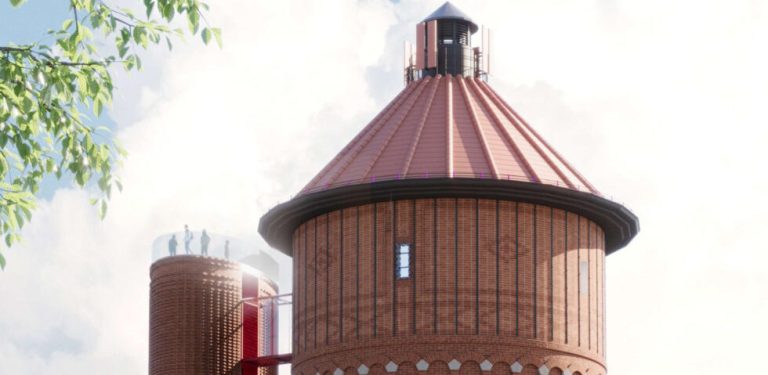 Wizualizacja odnowionej wieży ciśnień (fot. Miasto Tczew)