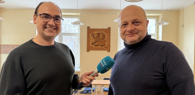 Robert Groth i Andrzej Busler (fot. Radio Gdańsk)