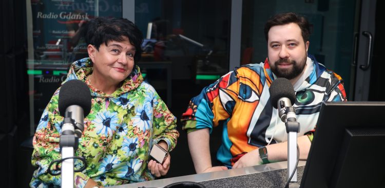Joanna Ryduchowska-Wrzałek i Piotr Lewicki (fot. Radio Gdańsk/Piotr Puchalski)