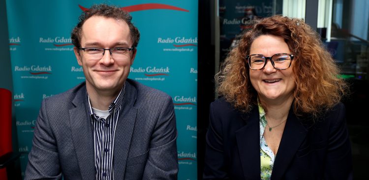 Arkadiusz Gasperczyk, Joanna Grandzicka (fot. Radio Gdańsk/Martyna Krawcewicz)